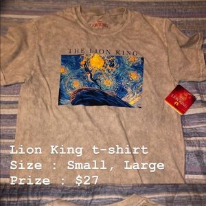 Lion king tshirt